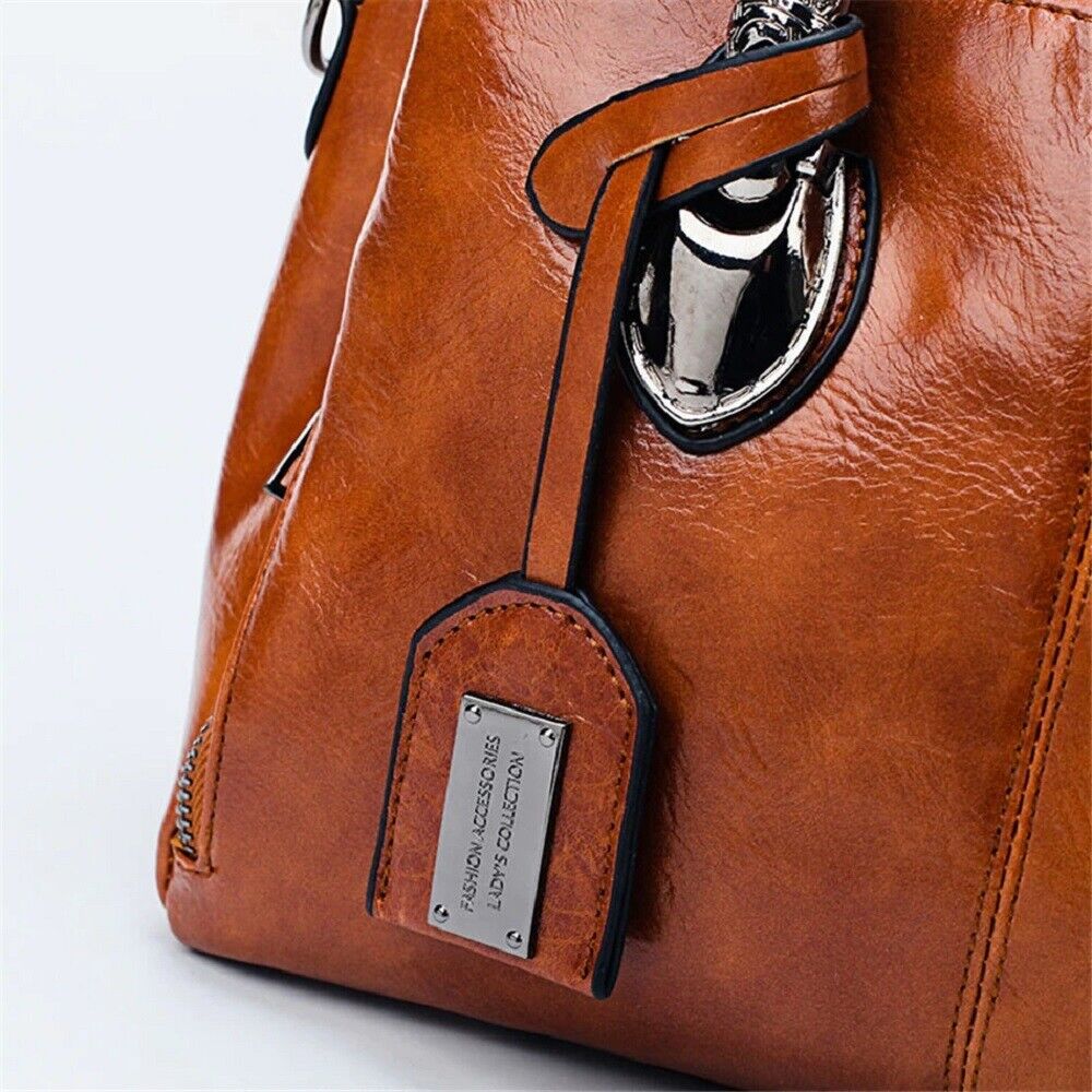 Bolso clásico femenino Boston™ / Doble correa de cuero PU